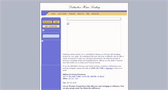 Desktop Screenshot of distinctivehomelending.com